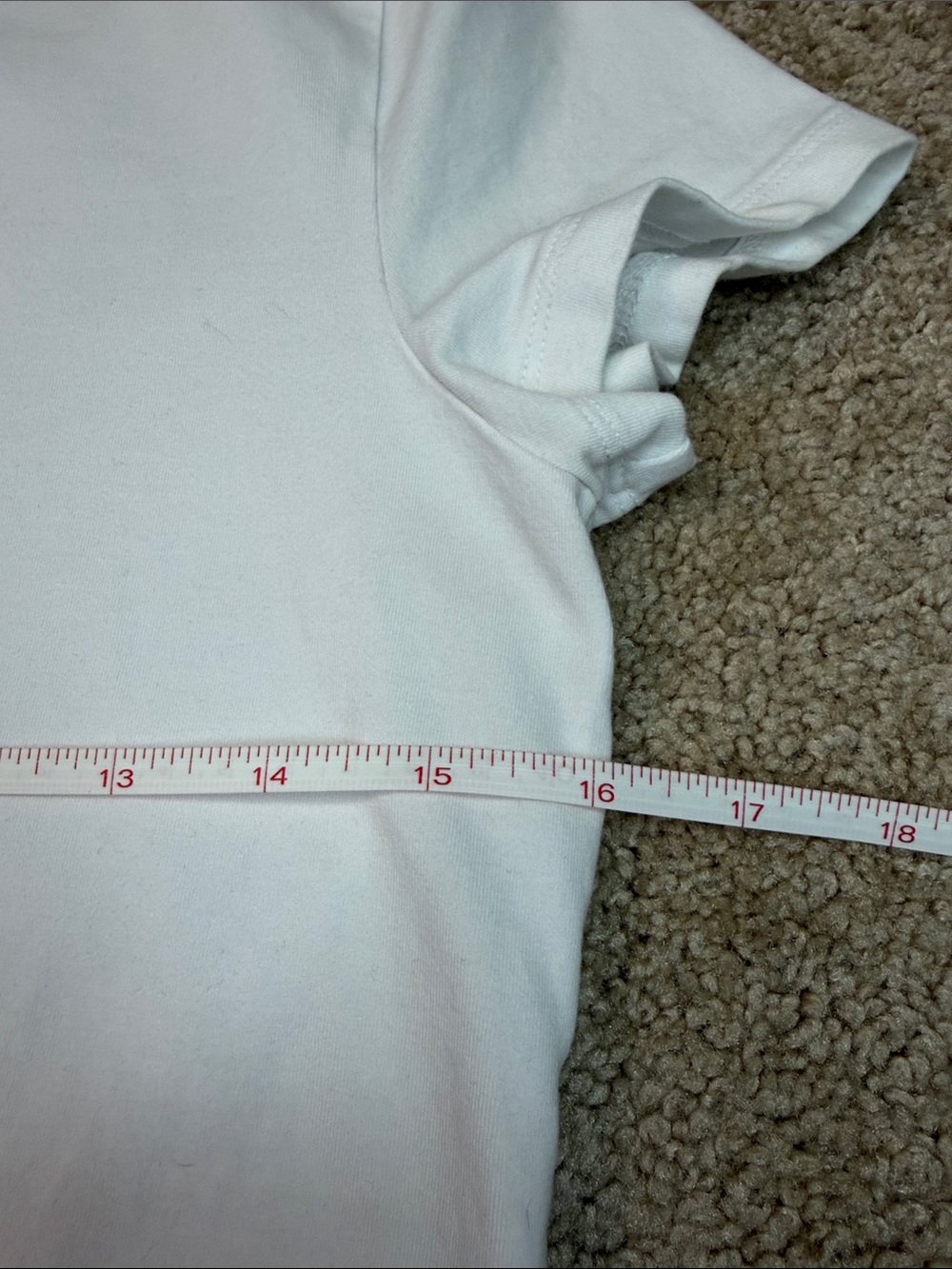 Abercrombie & Fitch Essential Baby Tee in White Slim Crewneck Tee Size Medium - Picture 7 of 8